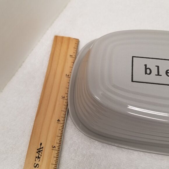 The Pottery People butter dish Blessed dishwasher safe micro safe 7.5" X 2"high - Picture 16 of 16